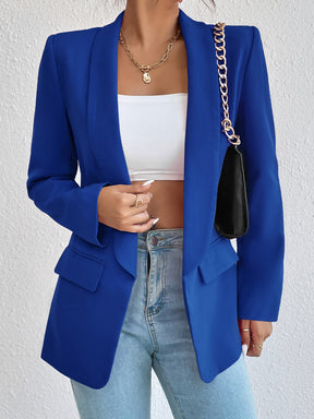 Blazer Valentina Gola de Xaile Feminino Alfaiataria Forrado