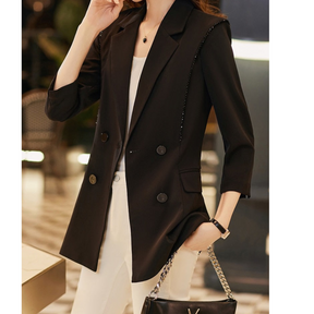 Blazer Santorini Slim Marta -Tres Quartos