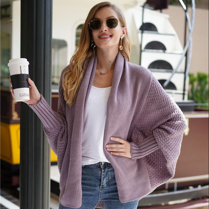 Cardigan África - Roxo