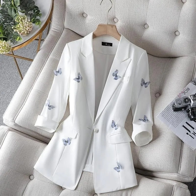 Blazer Santorini Michel - Branco