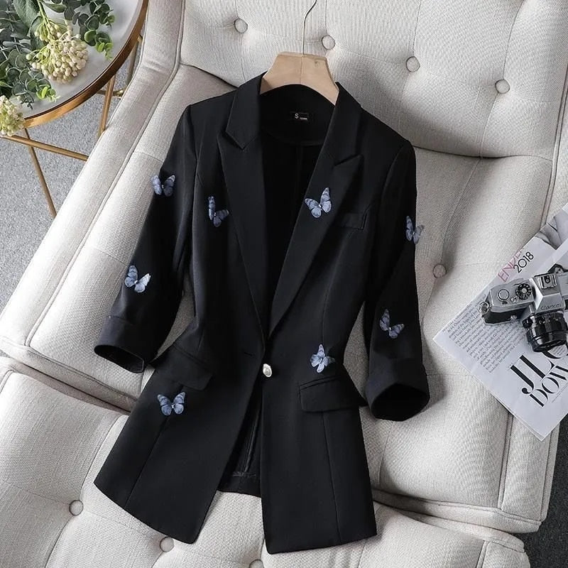 Blazer Santorini Michel - Preto