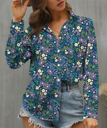 CAMISA MANGA LONGA FLORAL