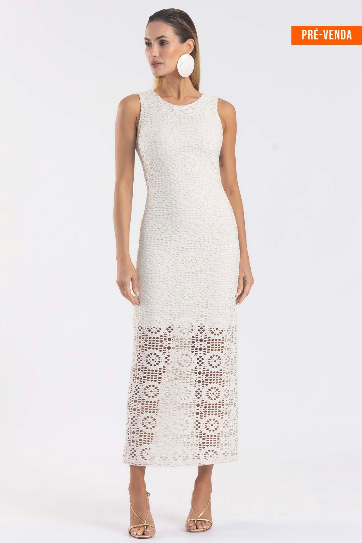 VESTIDO LONGO CROCHET