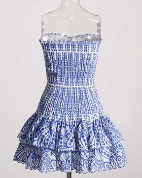 Vestido Curto Eloá - Azul