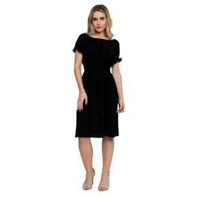 Vestido Isabel Feminino Duna Midi Elástico Na Cintura