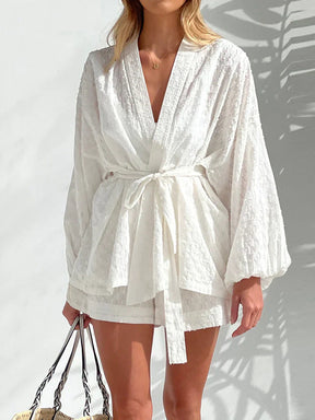 CONJUNTO SHORTS & KIMONO MILLA