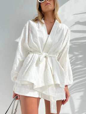 CONJUNTO SHORTS & KIMONO MILLA