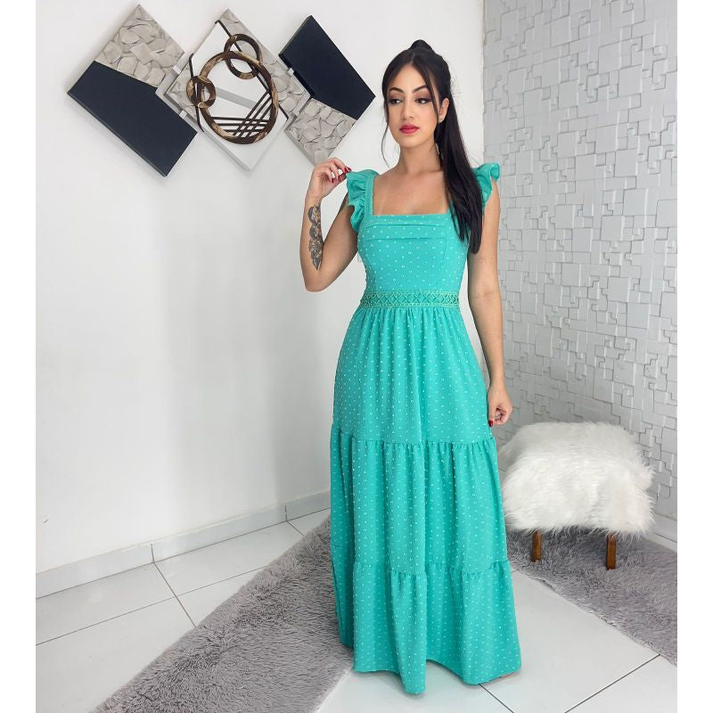 Vestido Camila Longo Luxo